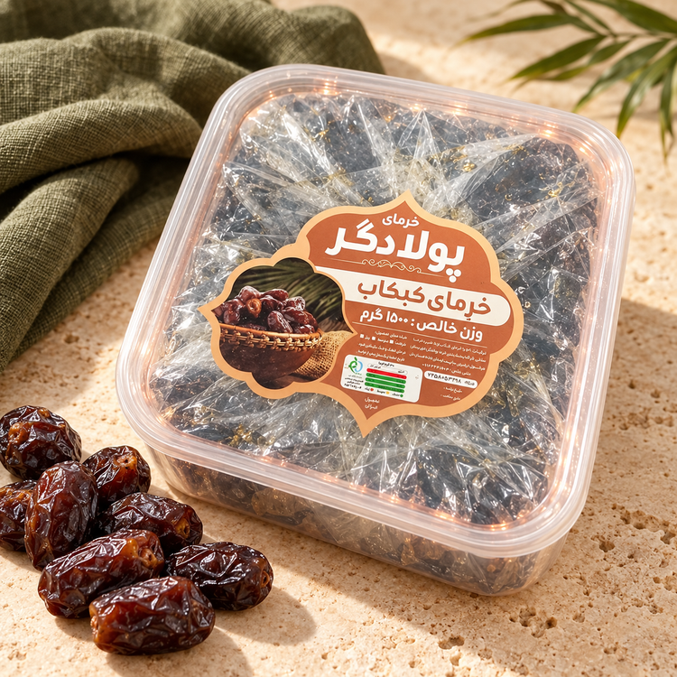 خرمای کبکاب پولادگر ۱۵۰۰ گرم